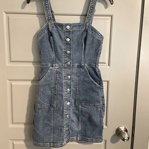 NWT H&M Denim Button Dress
